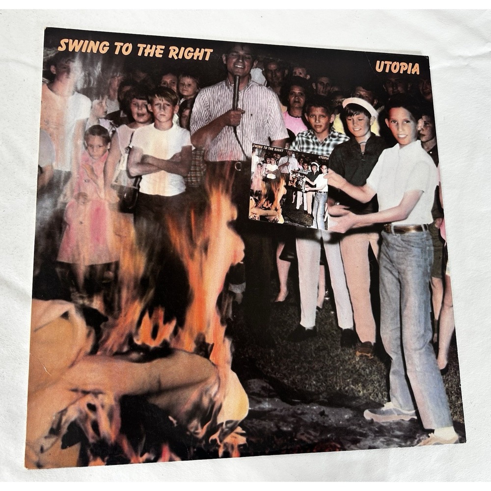 Todd Rundgren's Utopia Swing to the Right Album LP 1982 Used Bearsville Records - Picture 1 of 4